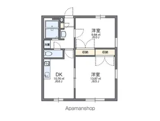 レオパレスFUJI【1階】の間取り