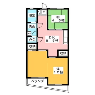メゾン増重【3階】の間取り