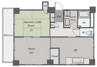 ベルクレスト【2階】の間取り