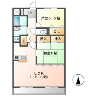 ルネスガーデン【2階】の間取り