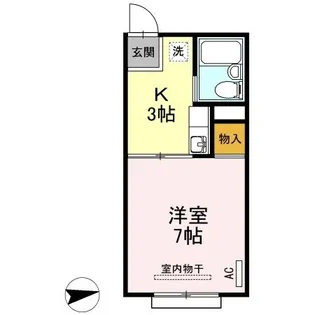 キャッスルハイツ【1階】の間取り