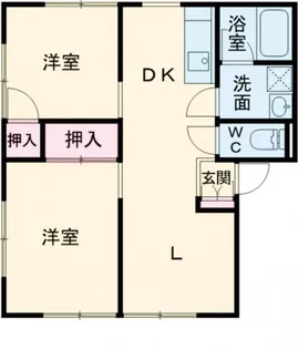 フォンテI【1階】の間取り