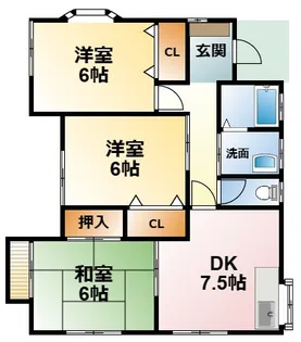 千葉県茂原市粟生野【一戸建】の間取り