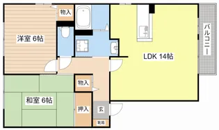 セジュール守山【2階】の間取り