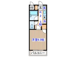 アクティブパレス百合ヶ丘B-7【1階】の間取り