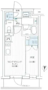 パレステージ練馬III【3階】の間取り