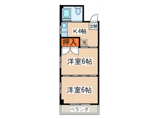 金龍堂ビル【3階】の間取り