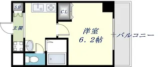 1Kの間取り画像