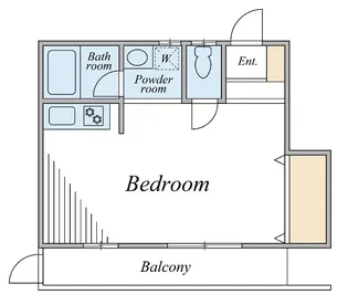 カームハイツ【1階】の間取り