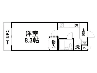吉祥院ヴィラ【2階】の間取り