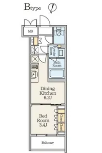 クレストコート池上六丁目【1階】の間取り