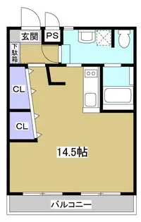 ルノン【1階】の間取り