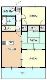 コモド曾我井【2階】の間取り