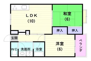 コーポひとは【3階】の間取り