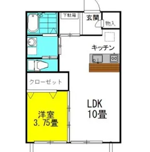ラフォンテ・プレリュード【2階】の間取り