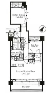 東京都千代田区一番町【マンション】の間取り