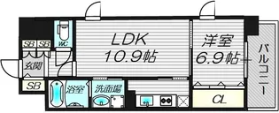 大阪府大阪市北区中崎3【マンション】の間取り