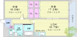 第5ジーオンビル【2階】の間取り