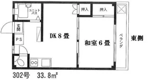 西調布ハイコーポ【3階】の間取り