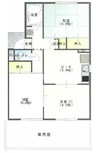 プランタンIII【1階】の間取り