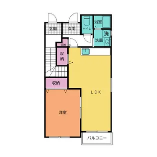 アイブリックボヌール【1階】の間取り