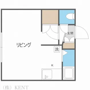 ロードス琴似【2階】の間取り