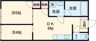 ハイムK【2階】の間取り