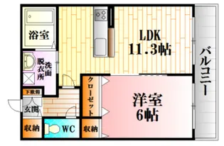 広島県広島市安佐北区可部東2【マンション】の間取り