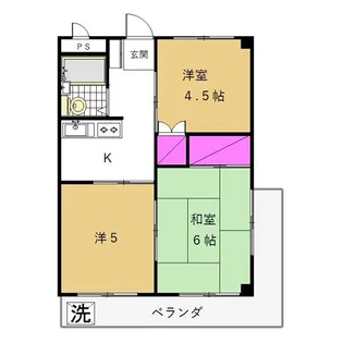 埼玉県所沢市けやき台2【マンション】の間取り