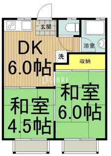 東京都府中市新町3【アパート】の間取り