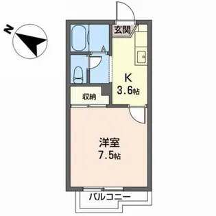 ネバーランド【2階】の間取り