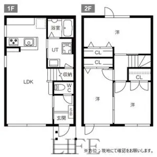 ラーナ菊水【1階】の間取り