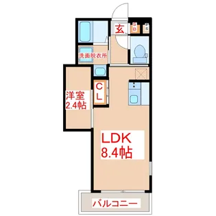 AIR/SOLID【5階】の間取り