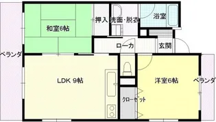 リビエーヌ宝町【4階】の間取り
