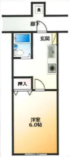 パレス萩【2階】の間取り