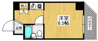シェルプール弐番館【2階】の間取り
