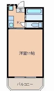 第4エルザビル【7階】の間取り