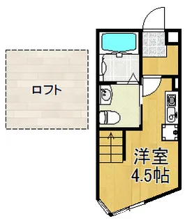 ハーミットクラブハウス鶴見オレンジコート【1階】の間取り