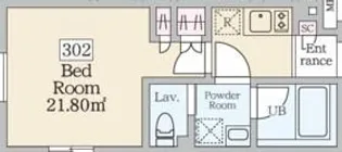ReveResidence初台【3階】の間取り