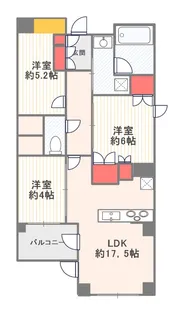 パークホームズ落合南長崎【2階】の間取り