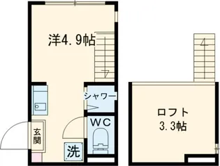 クラッセ小岩【2階】の間取り