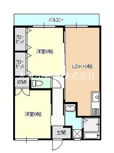 ノアハイツ【5階】の間取り