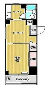 坂崎ビル【5階】の間取り