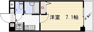 ヴィーブル三国ヶ丘【5階】の間取り