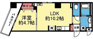 M`s Port【5階】の間取り