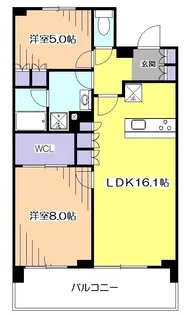 東京都小平市上水本町5【マンション】の間取り