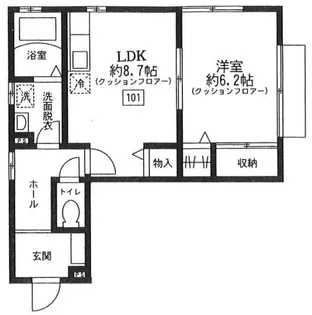 ソレイユ【1階】の間取り