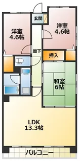 アプリーレ垂水【12階】の間取り