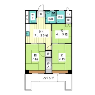 明和ビル【2階】の間取り