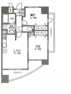 エスペランサ II【3階】の間取り